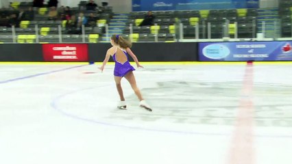 Jessi Hutton - Novice Women Short - 2016 Skate Canada BC/YK Sectional Championships