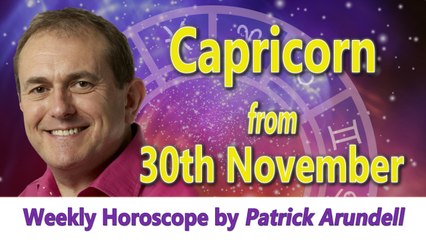 Capricorn Weekly Horoscope from 30th November 2015