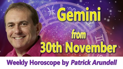 Gemini Weekly Horoscope from 30th November 2015