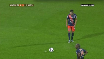 Le coup franc de Boudebouz et le but d'Hilton contre Nantes