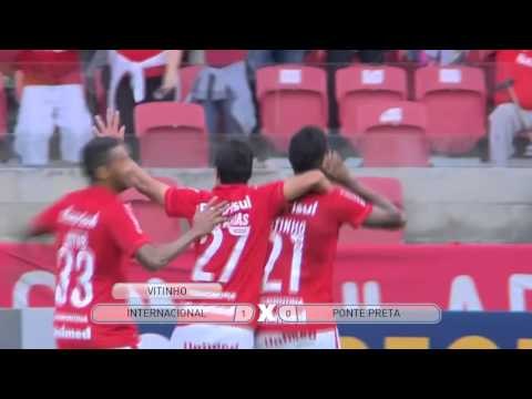 Gols - Brasileirão: Internacional 1 x 0 Ponte Preta