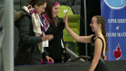 Haley Adams - Novice Women Short - 2016 Skate Canada BC/YK Sectional Championships