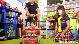ぽぽちゃん お買い物ベビーカー お道具 おもちゃ おままごと Baby Doll Popochan Stroller Toy