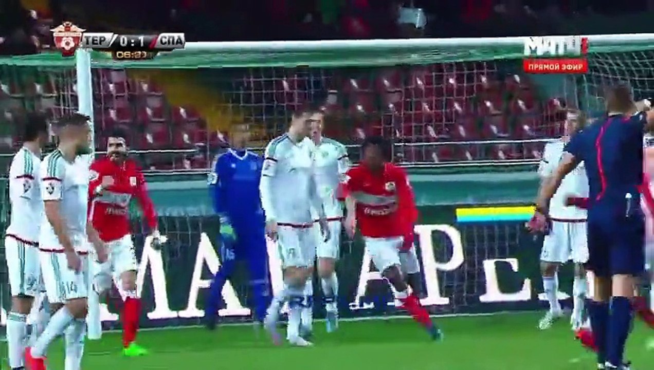 Terek Grozny 2–1 Spartak Moscow ALL Goals and Highlights Russian Premier League 07.11.2015