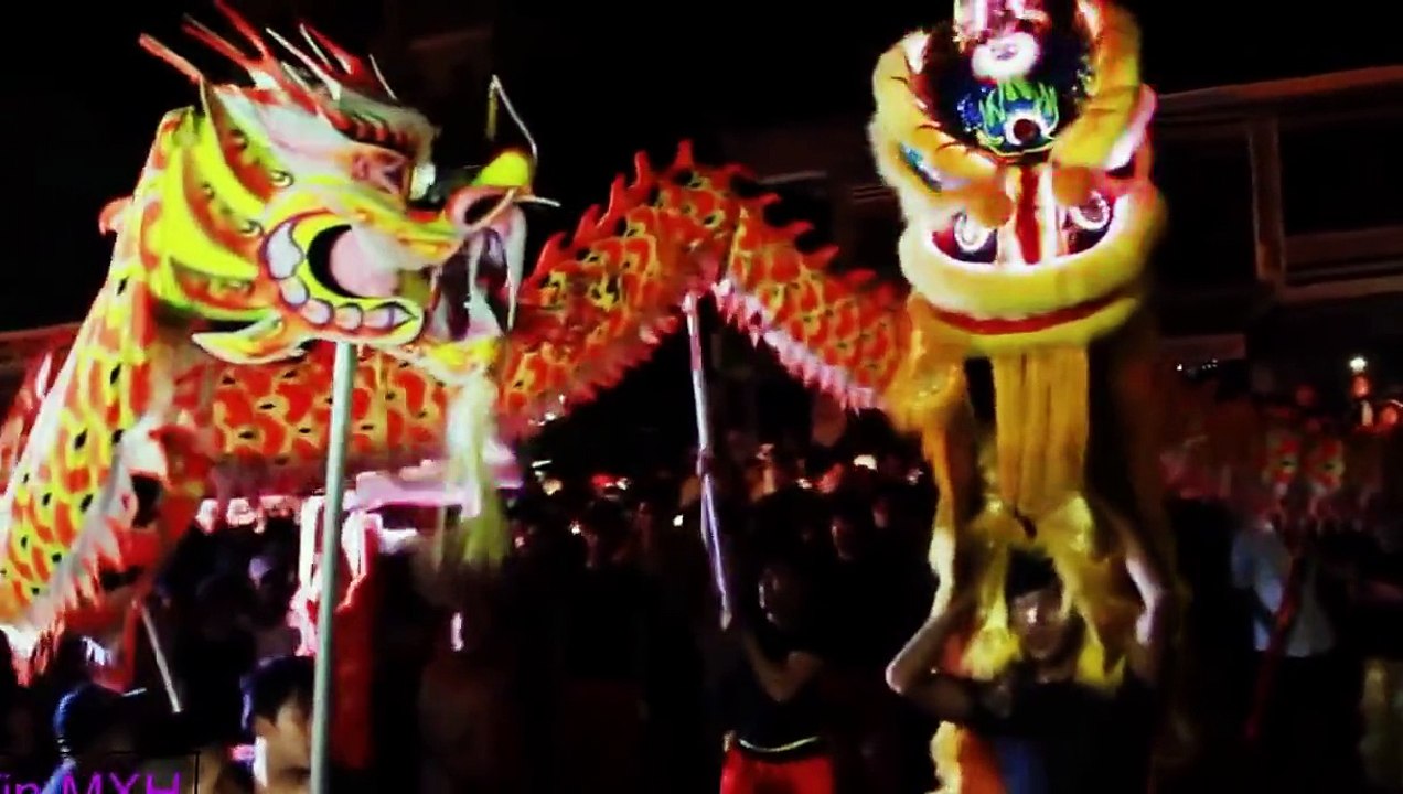 Múa lân đêm Trung thu, Múa Lân Sư Rồng, Múa Sư Tử, Múa Lân Ông Địa, Lion dance 2015