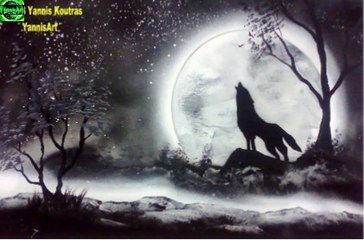 Wolf - Spray Paint Art -Tutorial