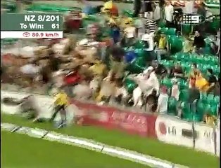 Awesome cricket match ending, raining sixes vs Australia