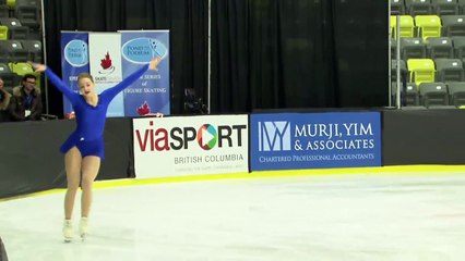 Rachel Pettitt - Junior Women Short - 2016 Skate Canada BC/YK Sectional Championships