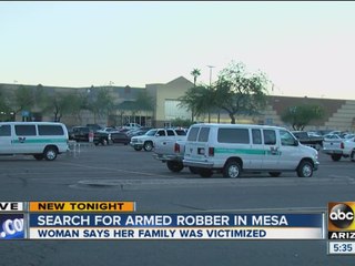 Search for armed robber in Mesa after several victimized