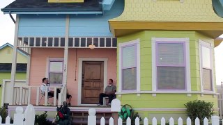 Disney/Pixar Up house tour in real life built in Utah by Bangerter Homes