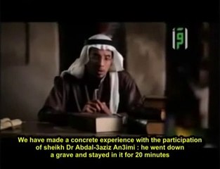 He spent 20 minutes in the grave and that's what happened.