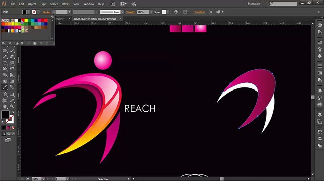 Professional Logo Design - Adobe Illustrator CC (Reach)