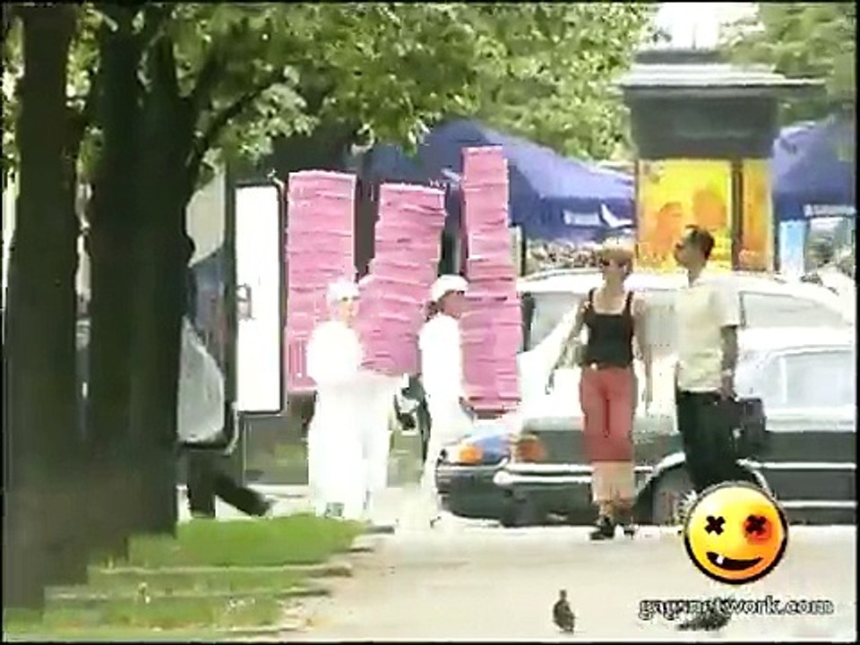Seven Clowns in White Raincoats Boxes