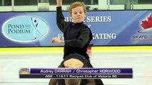 Audrey Darrah & Christopher Horwood - Pre Novice Free Dance - 2016 Skate Canada BC/YK Sectional Championships