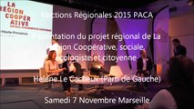 Helene-LECACHEUX  / Elections régionales  PACA/Meeting / 1er décembre 2015 / Marseille