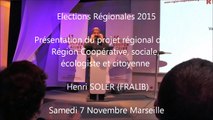 Henri-SOLER / Elections régionales  PACA/Meeting / 1er décembre 2015 / Marseille