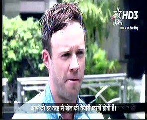 AB de Villiers interview in india