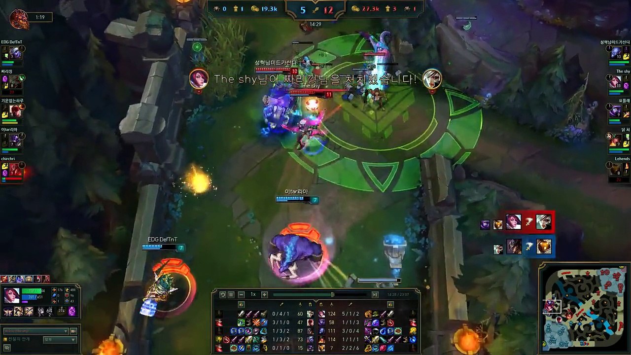 The shy - Fiora vs Riven - KR LOL SoloQ Highlights