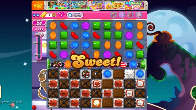 糖果粉碎传奇 第 1272 关 Candy Crush Saga Level 1272