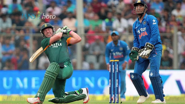 IND v SA 5th ODI South Africa 438-4 De Villiers Du Plessis and De Kock