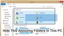 How to Hide Media Folders In Windows 10 !!!!