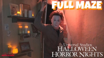 Halloween: Michael Myers Comes Home (HD Full Maze) Halloween Horror Nights 2015 Universal Studios