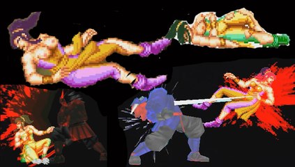 MUGEN ryona,Garuda sangrients moves on MIYUKI HD