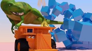 VIDS for KIDS in 3d (HD) Dinosaur, Monster Truck and Cubes Skateboarding Fun AApV