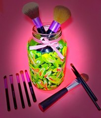 How to reuse the empty jar and turn into decorative design