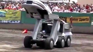 Real transformer robot car