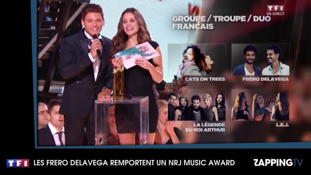 NRJ Music Awards 2015 - Laure Manaudou et Jérémy Frérot : Leur tendre baiser face aux caméras