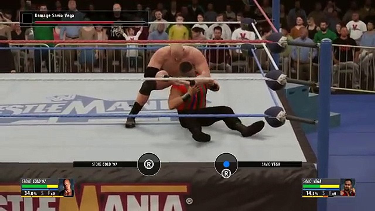 Stone Cold  Steve Austin vs. Savio Vega  WWE 2K16 2K Showcase walkthrough