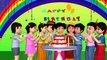 KZKCRTOON TV -Happy birthday to you - 3D Animation English rhyme for children wirh lyrics