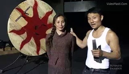 Very Risky Knife Performance - Amazing Talent