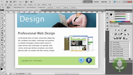 10 Photoshop Design Website Design in Photoshop