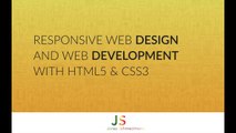 Make Responsive Website using Html5 and Css3 Video Training 1 Lets start this amazing journey Create a Responsive Website using html5 and css3