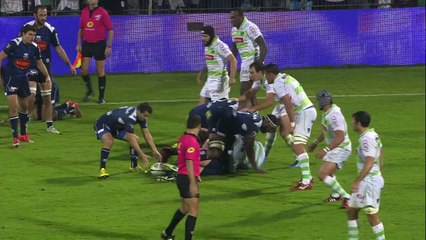 TOP 14 - Pau-Agen: 33-31 - Essai 1 Tamaz Mchelidze (AGE) - J8 - Saison 2015/2016