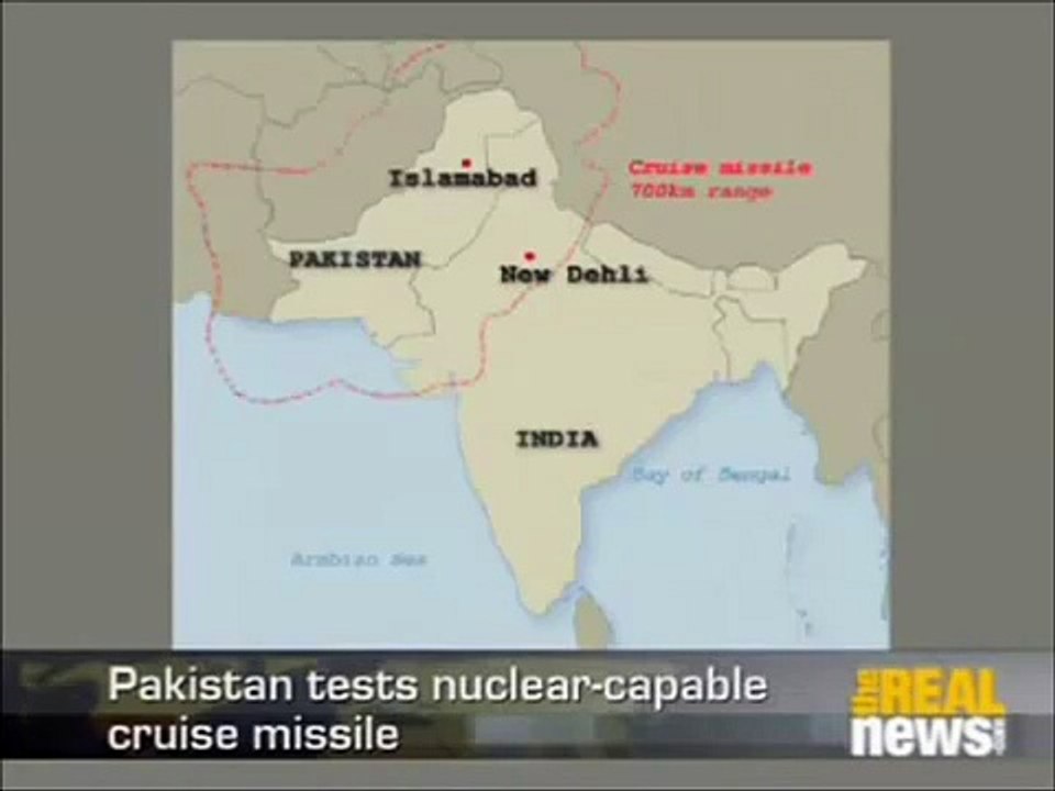 Babur Cruise Missile Live Test