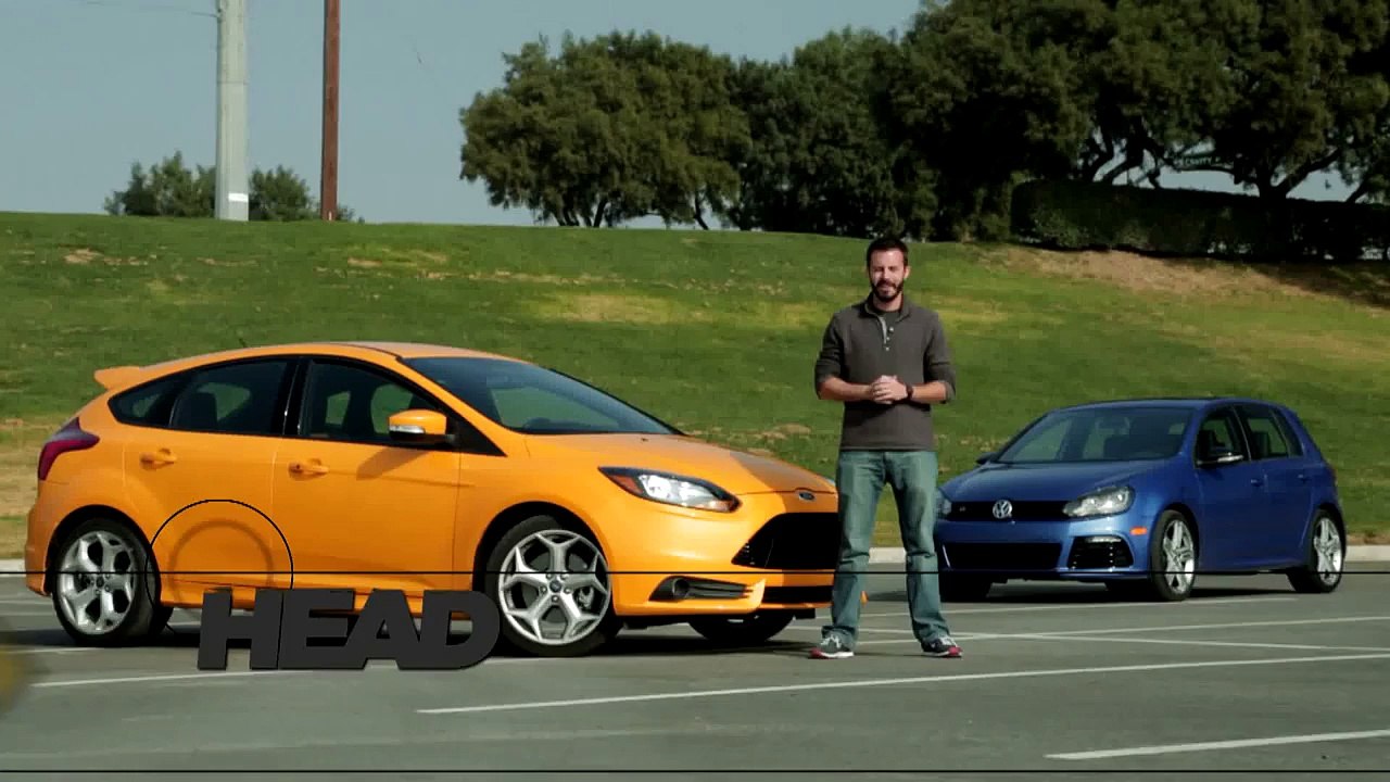 Ford Focus ST vs Volkswagen Golf R (or Subaru BRZ)! Head 2 Head Episode 23