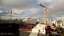 super moments tours de la construction du plus grand hôtel en Islande !