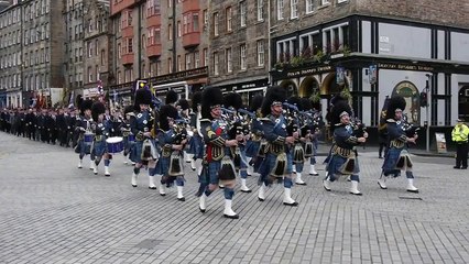 Remembrance Day In Edinburgh Scotland 2015
