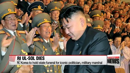 N. Korea to hold state funeral for military marshal Ri Ul-sol