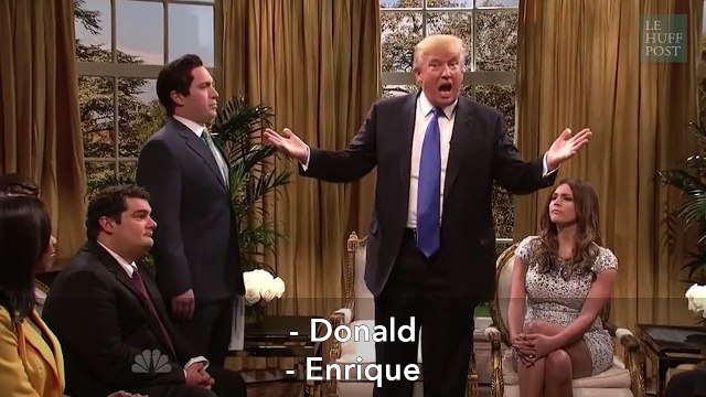 Pour le Saturday Night Live , Donald Trump devient président des États-Unis