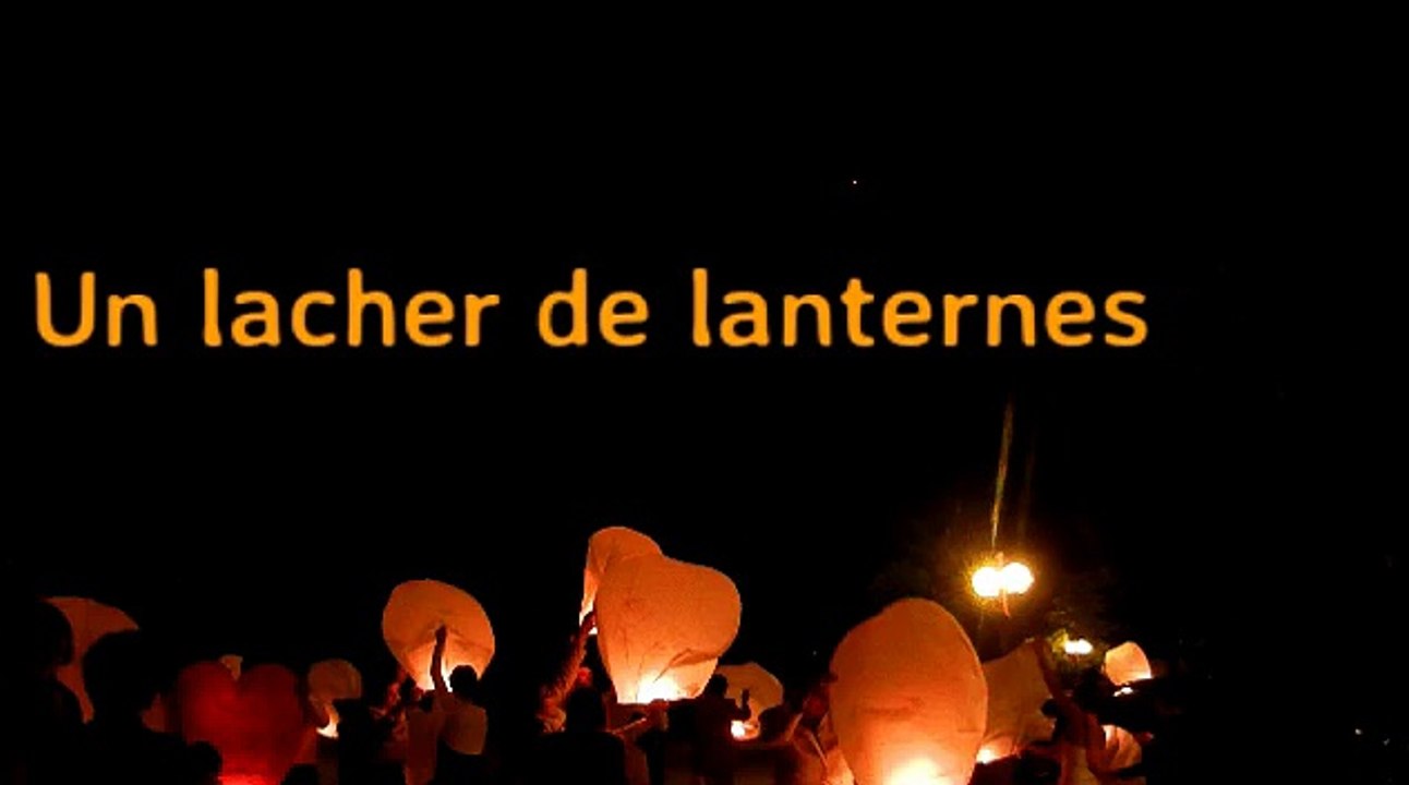 Magnifique lâcher de lanternes chinoises avec Brest Anim's - Mariage Finistère