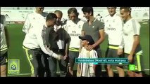 Syrian Child Meets Real Madrid Players And His Hero Cristiano Ronaldo 2015