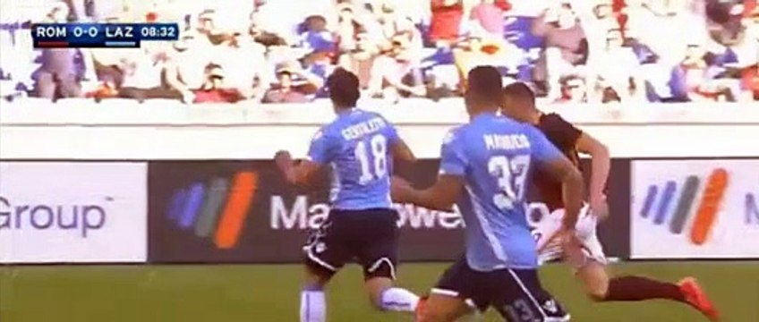 Edin Džeko goal 1-0 | As Roma - Ss Lazio Roma | Serie A | 08/11/2015