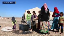 القصف يجبر مئات السوريين للنزوح وحياة البادية