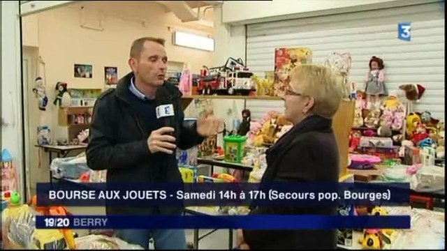 Journal France 3 Berry du 06 novembre 2015-Bourse aux jouets SPF
