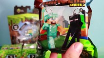 Minecraft Play Doh Surprise Egg Minecraft Mini Figures Creeper Steve Surprise Box Giant Eg