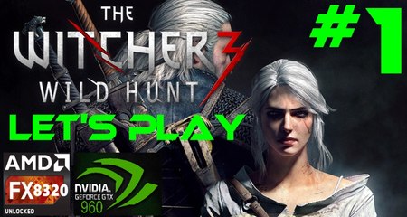 The Witcher 3 Lets Play #1 - GTX960 FX8320e